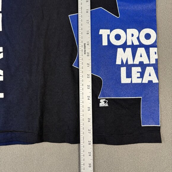 NWT Vintage Starter Toronto Maple Leafs NHL T-Shirt Hockey Mens M Single Stitch - Picture 13 of 16